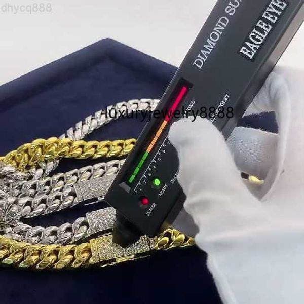 factory price fashion jewelry hiphop rock men 18k gold filled plated stainless steel moissnite miami cuban link chain necklace, Silver
factory price fashion jewelry hiphop rock men 18k gold filled plated stainless steel moissnite miami cuban link chain necklace, Silver