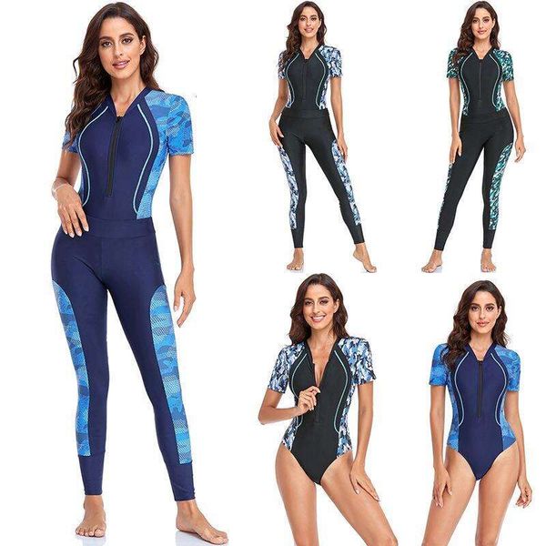 snorkeling surfing wetsuit women swimsuit one piece briefs zipper short sleeved tight trousers two for, White;black
snorkeling surfing wetsuit women swimsuit one piece briefs zipper short sleeved tight trousers two for, White;black