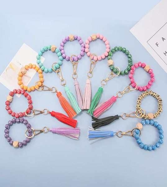 fashion flower pattern wood beads bracelets keychains leather wrap tassels bracelet keychain round bangle keyring6504153, Silver
fashion flower pattern wood beads bracelets keychains leather wrap tassels bracelet keychain round bangle keyring6504153, Silver