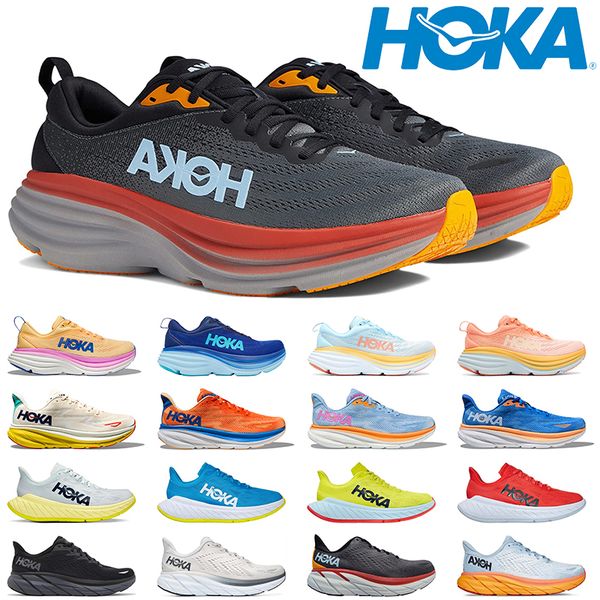 

hoka one shoes clifton 9 cyclamen for men women triple black white shifting sand orange bondi 8 runners casual shoes castlerock mens trainer