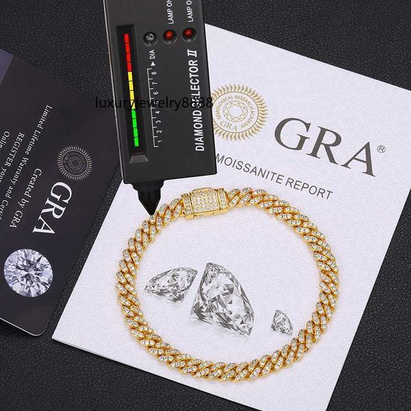 bling hip hop jewelry 6mm 925 sterling silver vvs moissanite diamond thin iced out cuban link bracelet for men women
bling hip hop jewelry 6mm 925 sterling silver vvs moissanite diamond thin iced out cuban link bracelet for men women
