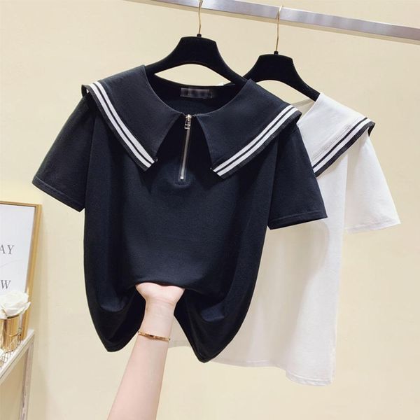 t-shirt korean preppy style cute sailor collar short sleeve t shirt women summer casual cotton tees harajuku female tshirts xl4xl, White
t-shirt korean preppy style cute sailor collar short sleeve t shirt women summer casual cotton tees harajuku female tshirts xl4xl, White