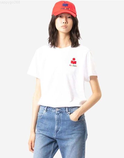 23ss isabel marant women's t-shirt new fashion colorful letter printing straight tube casual embroidery pullover sports women blue beac, White
23ss isabel marant women's t-shirt new fashion colorful letter printing straight tube casual embroidery pullover sports women blue beac, White