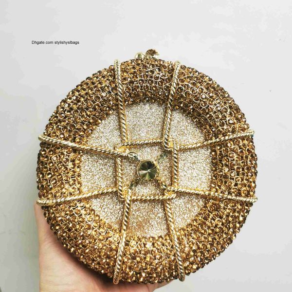 totes xiyuan new arrival gold rhinestone purse woman diamond round gala evening bag crystal party handbag wedding bridal prom clutch
totes xiyuan new arrival gold rhinestone purse woman diamond round gala evening bag crystal party handbag wedding bridal prom clutch