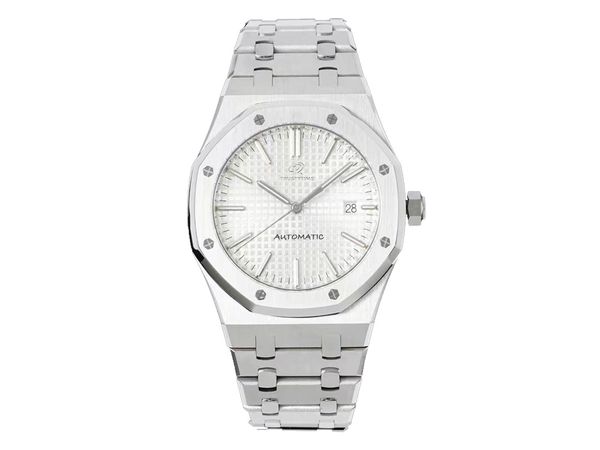 classic men's watch automatic mechanical watch stainless steel folding buckle sapphire glass waterproof designer watch, Slivery;brown
classic men's watch automatic mechanical watch stainless steel folding buckle sapphire glass waterproof designer watch, Slivery;brown