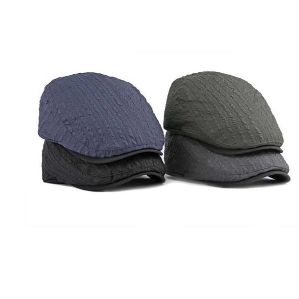 berets spring 2023 polyester vintage style news boys' flat male and female painters' bell ray hat 101 g220612, Blue;gray
berets spring 2023 polyester vintage style news boys' flat male and female painters' bell ray hat 101 g220612, Blue;gray