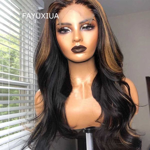 synthetic wigs highlight lace front wig body wave omber synthetic colored hair s for women heat resistant glueless 230227, Black
synthetic wigs highlight lace front wig body wave omber synthetic colored hair s for women heat resistant glueless 230227, Black