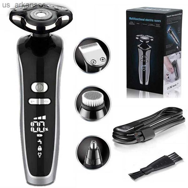 new 3 -speed electric shaver for men wet dry pro beard hair trimmer rechargeable razor facial body shaving machine grooming kit l230523
new 3 -speed electric shaver for men wet dry pro beard hair trimmer rechargeable razor facial body shaving machine grooming kit l230523