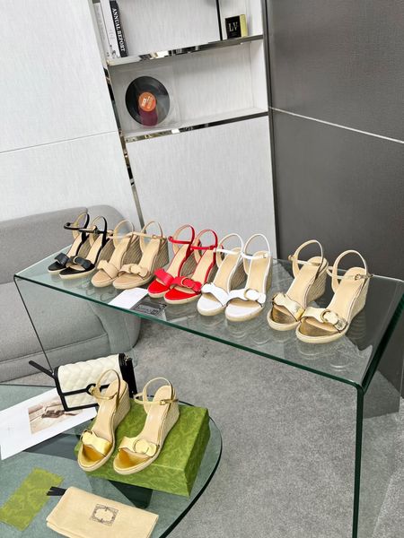2023 lady summer straw wedge sandal platform 8cm luxury designer slipsole slippers raffia woven thick sole heels cowhide women g sandals bea, Black
2023 lady summer straw wedge sandal platform 8cm luxury designer slipsole slippers raffia woven thick sole heels cowhide women g sandals bea, Black