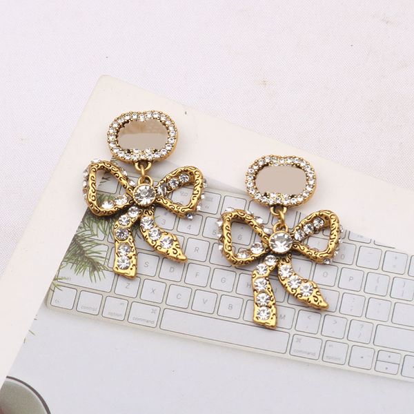 20style luxury designers earring stud letter famous women retro earring letter bow pendant wedding party jewerlry 18k gold plated, Golden;silver
20style luxury designers earring stud letter famous women retro earring letter bow pendant wedding party jewerlry 18k gold plated, Golden;silver