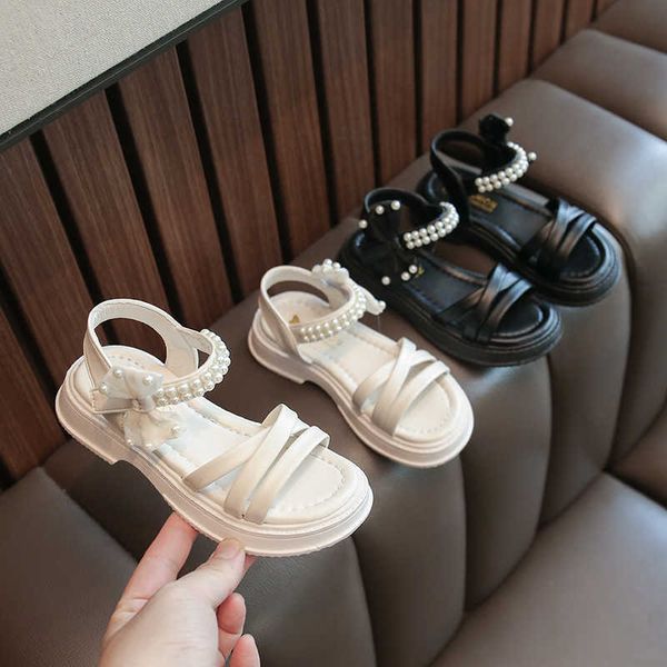 girls' sandals versatile casual pearl bow beige princess party wedding display children's fashion shoes simple g220612, Black;red
girls' sandals versatile casual pearl bow beige princess party wedding display children's fashion shoes simple g220612, Black;red
