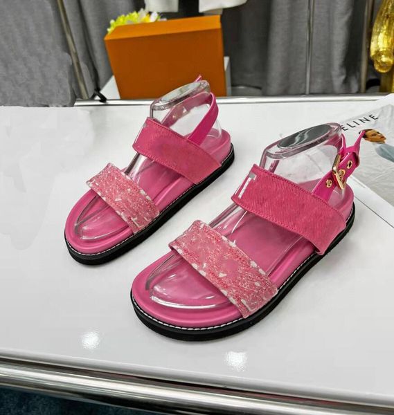 2023 designer women paseo flat comfort sandals luxury summery denim sandy beach slippers slides size 35-42, Black
2023 designer women paseo flat comfort sandals luxury summery denim sandy beach slippers slides size 35-42, Black