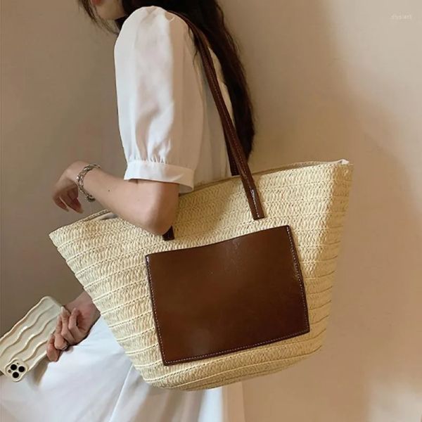 evening bags bohemia women weave straw tote bag 2023 summer in travel beach female handmade big handbag shoulder side
evening bags bohemia women weave straw tote bag 2023 summer in travel beach female handmade big handbag shoulder side