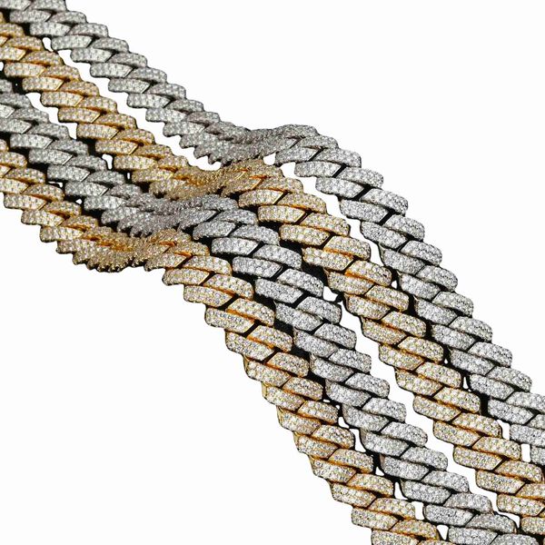 13mm customize jewelry s925 silver 2 rows cuban chain vvs moissanite 14/18k gold plated cuban link chain
13mm customize jewelry s925 silver 2 rows cuban chain vvs moissanite 14/18k gold plated cuban link chain