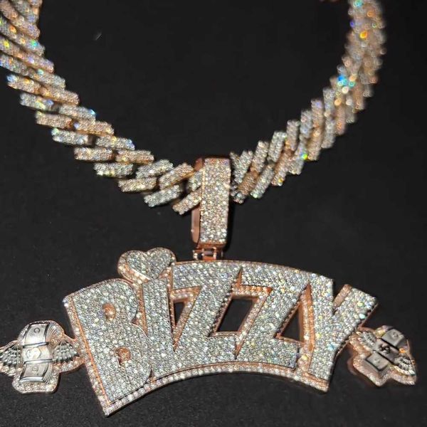 hip hop jewelry pass diamond tester s925 silver vvs moisssanite diamond letter initial custom pendent cuban chain necklaces men
hip hop jewelry pass diamond tester s925 silver vvs moisssanite diamond letter initial custom pendent cuban chain necklaces men