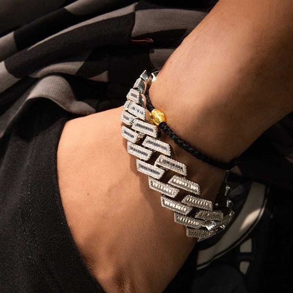 hiphop rapper custom 925 sterling silver 18mm moissanite cuban chain iced out moissanite cuban bracelet
hiphop rapper custom 925 sterling silver 18mm moissanite cuban chain iced out moissanite cuban bracelet