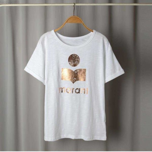 23ss summer isabel marant women's t-shirt golden letter printing straight tube casual white sports women blue tees t-shirt
23ss summer isabel marant women's t-shirt golden letter printing straight tube casual white sports women blue tees t-shirt