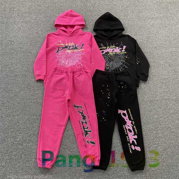 men's hoodies sweatshirts fuchsia children's sp5der 555555 hoodie set boys girls spider web print pullover, Black
men's hoodies sweatshirts fuchsia children's sp5der 555555 hoodie set boys girls spider web print pullover, Black