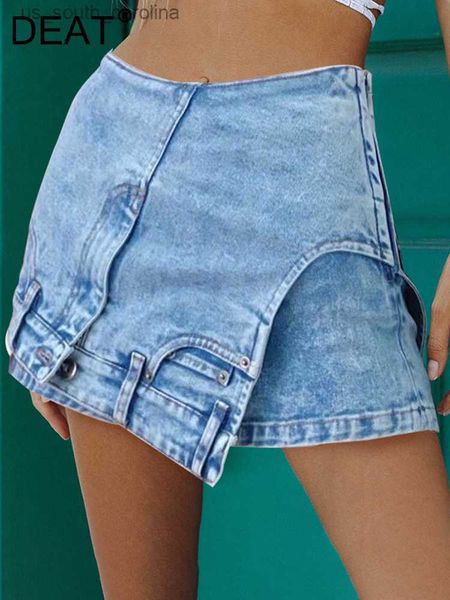 deat fashion women's shorts personality slim irregular patchwork pockets solid color denim shorts female spring 2023 new 17a5259 l23052, White;black
deat fashion women's shorts personality slim irregular patchwork pockets solid color denim shorts female spring 2023 new 17a5259 l23052, White;black