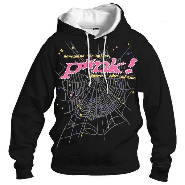 men's hoodies sweatshirts 2023 young thug pink sp5der 555555 hoodie men women 1 1 foam print spider web graphic 555555 sweatshirts pull, Black
men's hoodies sweatshirts 2023 young thug pink sp5der 555555 hoodie men women 1 1 foam print spider web graphic 555555 sweatshirts pull, Black