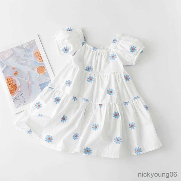 girl's dresses 2023 kids girls casual costumes summer children short sleeve embroidery flower party princess dress r230612, Red;yellow
girl's dresses 2023 kids girls casual costumes summer children short sleeve embroidery flower party princess dress r230612, Red;yellow