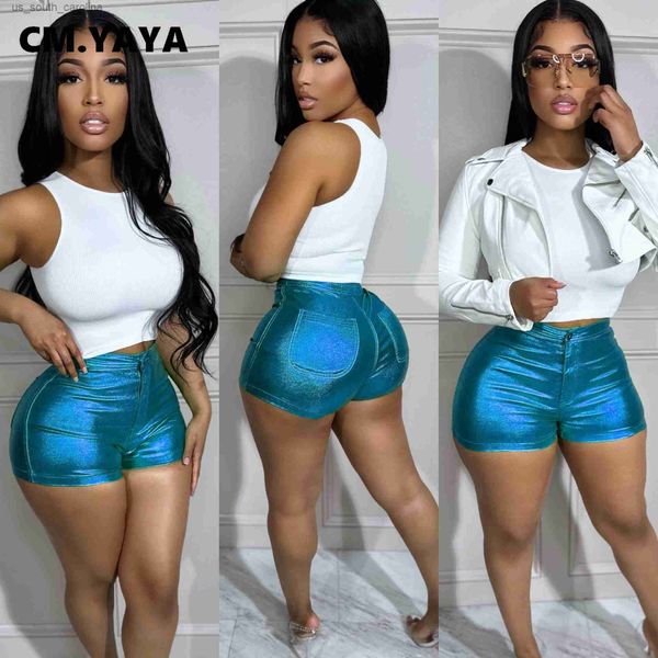 cm.yaya women fashion bright color zipper fly pocket side elastic shorts 2023 summer ins streetwear white black green shorts l230522
cm.yaya women fashion bright color zipper fly pocket side elastic shorts 2023 summer ins streetwear white black green shorts l230522