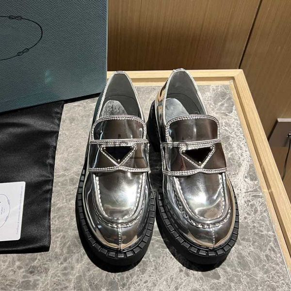 dress shoes chocolate metallic leather platform shoes apron toes slipon loafers women luxury designer triangle plaque chunky heel shoe luxe, Black
dress shoes chocolate metallic leather platform shoes apron toes slipon loafers women luxury designer triangle plaque chunky heel shoe luxe, Black