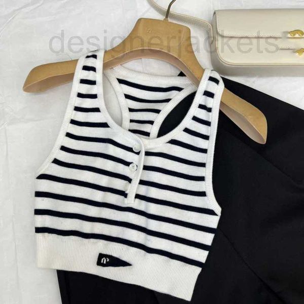 women's tanks & camis designer 23 summer new girls' casual versatile slim and age reducing black white contrast stripe knitted tan
women's tanks & camis designer 23 summer new girls' casual versatile slim and age reducing black white contrast stripe knitted tan