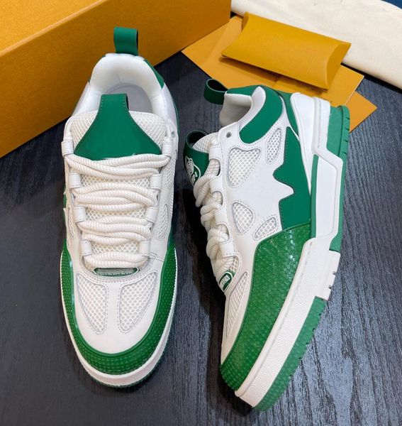 excellent brand skate sneaker shoes technical mesh & python-styled embossed leather trainers floral versatile driving airport party dress ca, Black
excellent brand skate sneaker shoes technical mesh & python-styled embossed leather trainers floral versatile driving airport party dress ca, Black