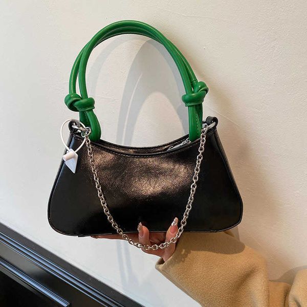 this year's popular underarm bag 2023 new color contrast knotted portable women's bag versatile simple one shoulder messenger bag
this year's popular underarm bag 2023 new color contrast knotted portable women's bag versatile simple one shoulder messenger bag