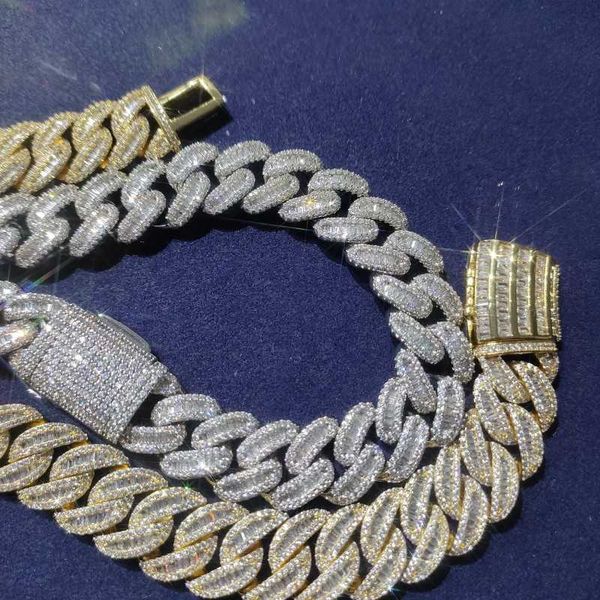 925 silver inlaid cuban chain iced out hip hop jewelry miami 18k gold plated vvs moissanite cuban link chain necklace
925 silver inlaid cuban chain iced out hip hop jewelry miami 18k gold plated vvs moissanite cuban link chain necklace