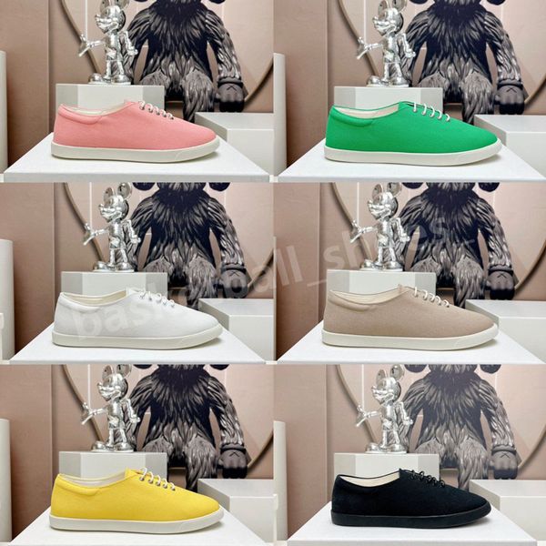 luxurys desginers the row women casual shoes colorful canvas sport breathable sneakers advanced woman trainers size 35-41, Black
luxurys desginers the row women casual shoes colorful canvas sport breathable sneakers advanced woman trainers size 35-41, Black