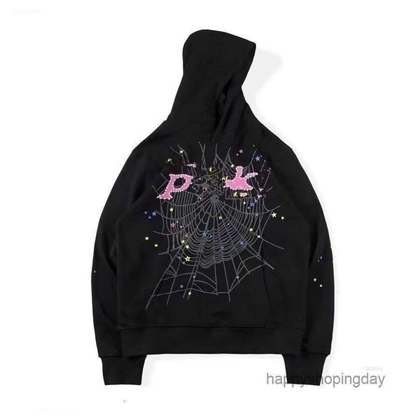 men's hoodies sweatshirts 2023 red sp5der 555 hoodie men women angel number puff pastry printing graphic spider web sweatshirts hoodies, Black 
men's hoodies sweatshirts 2023 red sp5der 555 hoodie men women angel number puff pastry printing graphic spider web sweatshirts hoodies, Black