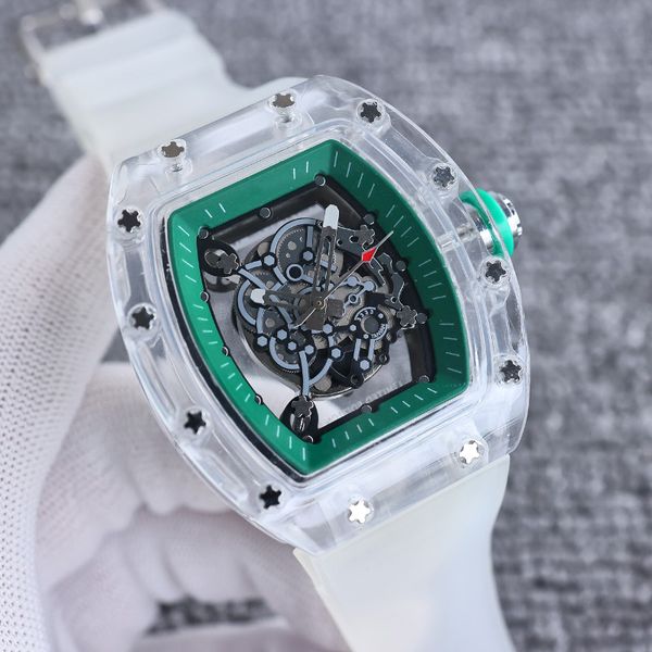 2023 new automatic watch men's watch luxury iv full function mechanical movement watch silicone strap gift, Slivery;brown
2023 new automatic watch men's watch luxury iv full function mechanical movement watch silicone strap gift, Slivery;brown