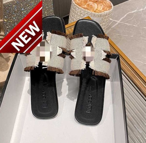 889slippers women's summer outwear fashion style personality h slippers flat bottom casual slippers, Black
889slippers women's summer outwear fashion style personality h slippers flat bottom casual slippers, Black