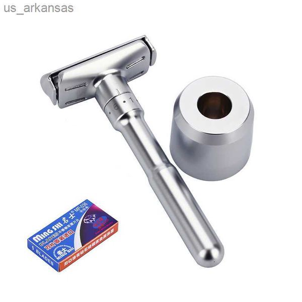 adjustable safety razor with base double edge classic mens shaving mild to aggressive 1-6 file hair removal shaver with 5 blades l230523
adjustable safety razor with base double edge classic mens shaving mild to aggressive 1-6 file hair removal shaver with 5 blades l230523