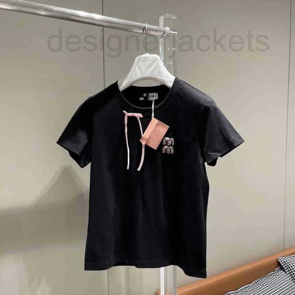 women's t-shirt designer 23 summer new girls' sweet and age reducing letter nail diamond pink ribbon bow short sleeve t-shirt 97lx, White
women's t-shirt designer 23 summer new girls' sweet and age reducing letter nail diamond pink ribbon bow short sleeve t-shirt 97lx, White