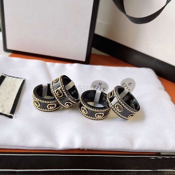 band rings luxury jewelry designer band rings women man love black charms wedding supplies 18k gold plated stainless steel ring fine finger, Silver
band rings luxury jewelry designer band rings women man love black charms wedding supplies 18k gold plated stainless steel ring fine finger, Silver