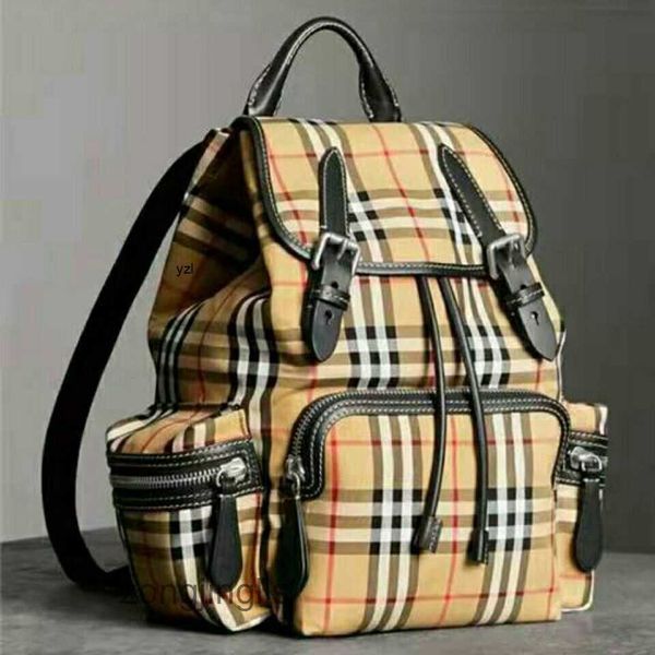 bag new fashion designers handbags burbreryes plaid women's backpack zknx