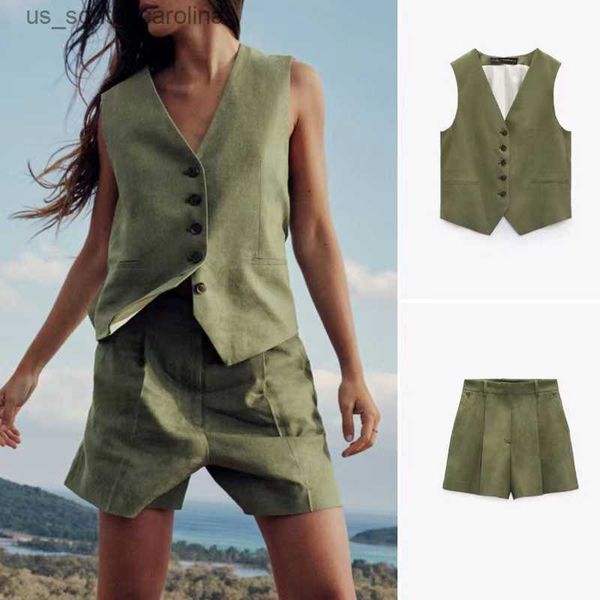 fashion flax blending waistcoat 2piece sets women vintage v neck sleeveless outerwear tank +shorts suits 2023 new chic vest l230522, White;black
fashion flax blending waistcoat 2piece sets women vintage v neck sleeveless outerwear tank +shorts suits 2023 new chic vest l230522, White;black