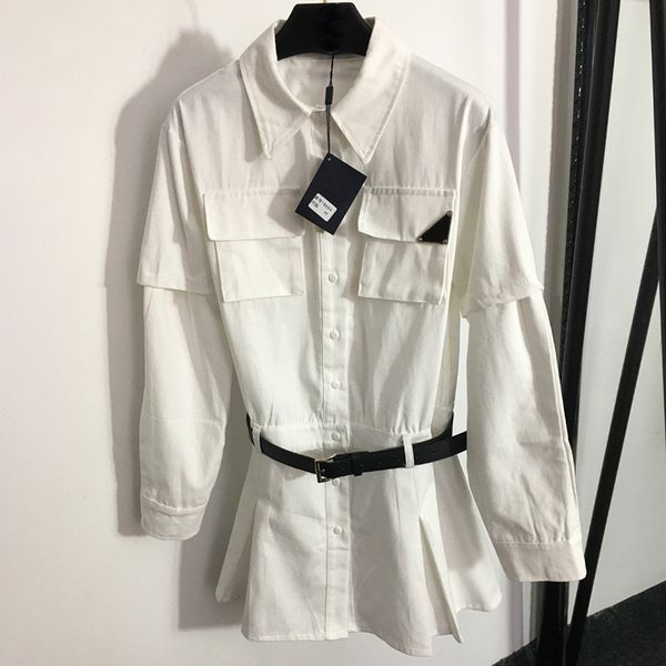 detachable sleeve dress fashion denim shirt dresses trendy letters embroidery skirts waist belt designer jacket coat, Black
detachable sleeve dress fashion denim shirt dresses trendy letters embroidery skirts waist belt designer jacket coat, Black