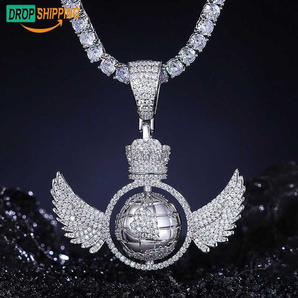 designer jewelry party jewelry 925 sterling silver vvs moissanite diamond iced out wing earth pendant necklace
designer jewelry party jewelry 925 sterling silver vvs moissanite diamond iced out wing earth pendant necklace