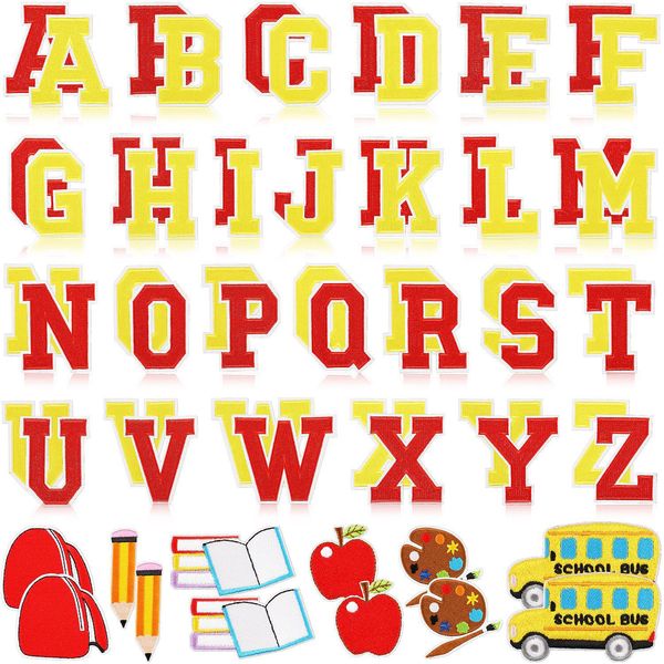 notions back to school iron on patches apple red letters embroidered patch a-z alphabet badge decorate repair appliques for clothes shirts b, Black
notions back to school iron on patches apple red letters embroidered patch a-z alphabet badge decorate repair appliques for clothes shirts b, Black