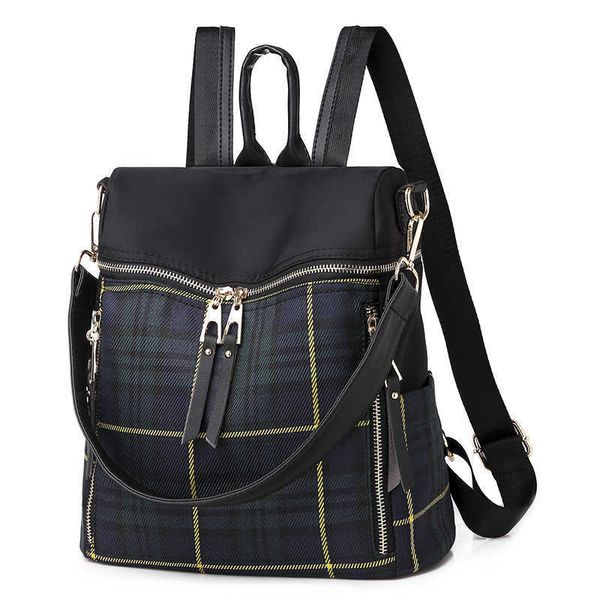 backpack new contrasting color plaid light luxury women's backpack new easytotake dualuse oxford cloth travel bag tide brand j230517
backpack new contrasting color plaid light luxury women's backpack new easytotake dualuse oxford cloth travel bag tide brand j230517