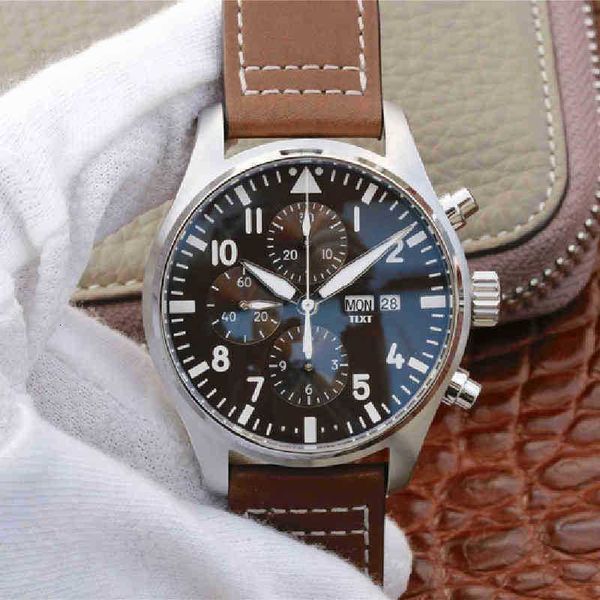 men watch relogio mechanical automatic chronograph brown dial 43mm luxury replica, Slivery;golden
men watch relogio mechanical automatic chronograph brown dial 43mm luxury replica, Slivery;golden