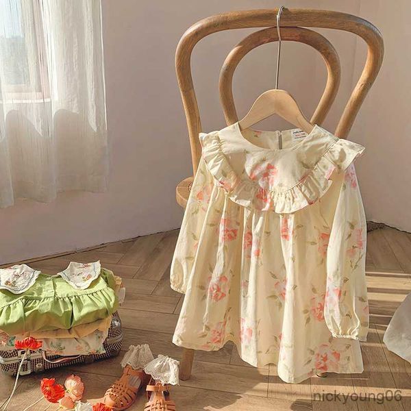 girl's dresses spring floral print round neck dress 2023 new casual loose fresh and baby girl princess r230612, Red;yellow
girl's dresses spring floral print round neck dress 2023 new casual loose fresh and baby girl princess r230612, Red;yellow