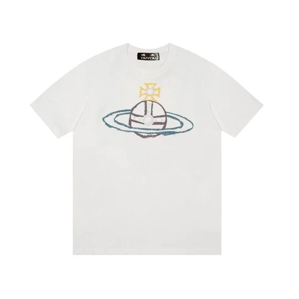duyou men's spray orb t-shirt vivienne west wood t-shirt brand clothing men women summer t shirt with letters cotton jersey 78175, White;black
duyou men's spray orb t-shirt vivienne west wood t-shirt brand clothing men women summer t shirt with letters cotton jersey 78175, White;black