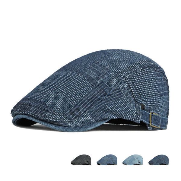 berets four seasons fashion clown cotton geometric news boys' hat men's flat cap female painter beret 09 g220612, Blue;gray
berets four seasons fashion clown cotton geometric news boys' hat men's flat cap female painter beret 09 g220612, Blue;gray