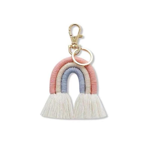 nordic style pendant bohemian fringed ladies car bag ornaments ethnic style rainbow schoolbag keychain7777531, Silver
nordic style pendant bohemian fringed ladies car bag ornaments ethnic style rainbow schoolbag keychain7777531, Silver