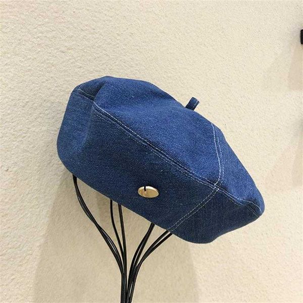 berets women's denim jeans beret painted spring bikini vintage octagonal women's outdoor leisure sun hat g220612, Blue;gray
berets women's denim jeans beret painted spring bikini vintage octagonal women's outdoor leisure sun hat g220612, Blue;gray